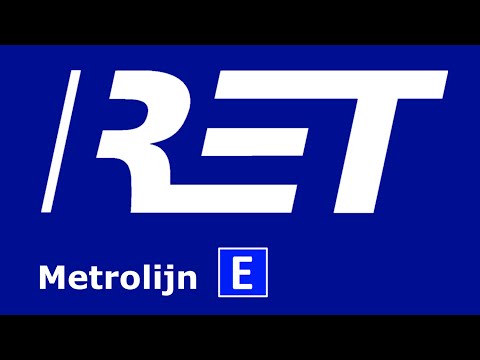 Afroep - Metrolijn E richting Den Haag - Rotterdam Centraal
