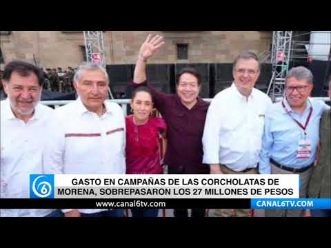 Video: Gasto en campañas de las Corcholatas de Morena, sobrepasaron los 27 millones de pesos