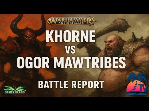Age of Sigmar Battlereport: Khorne vs Ogor Mawtribes