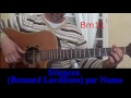 SILENCES  (Bernard Lavilliers) Cover /  reprise à la guitare avec accords 2004