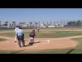 Christopher's line drive double with a RBI