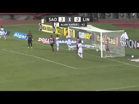 2 gol do Kardec - São Paulo 3 x 0 Linense (Campeonato Paulista 29/03)