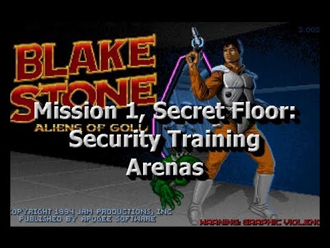 Blake Stone: Aliens of Gold Walkthrough (Mission 1, Secret Floor)