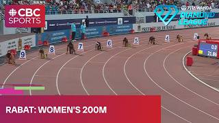 Quebec's Audrey Leduc races in women's 200m at Diamond League meet in Rabat | #CBCSports