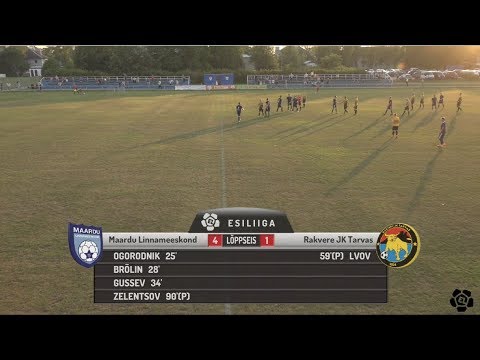 21. voor 2018: Maardu Linnameeskond - Rakvere JK Tarvas 4:1 (3:0)