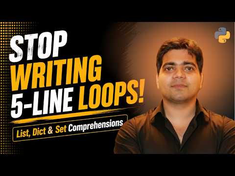 Python Comprehensions Explained Simply Write Less Code Do More Hindi Tutorial