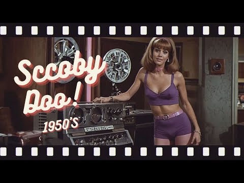 Película de Scooby Doo  Trailer 1950's  Película de IA