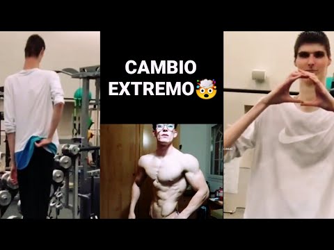 LOS MEJORES CAMBIOS FÍSICOS DE FLACOS - DE FLACO A MUSCULOSO 💪