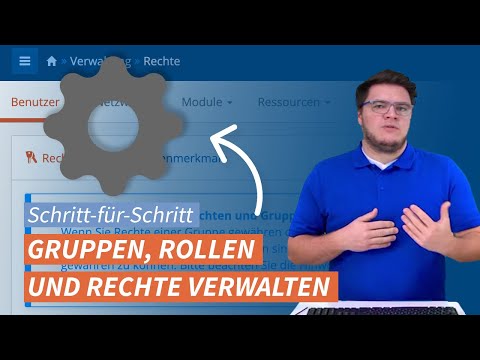 Set groups, roles and rights as an admin in the IServ administration