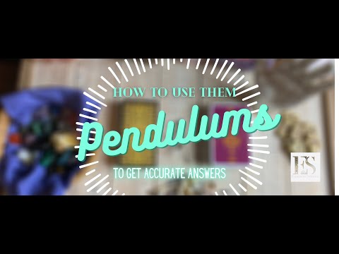 ✨💎 How to use a Pendulum and get accurate Answers🎐✨