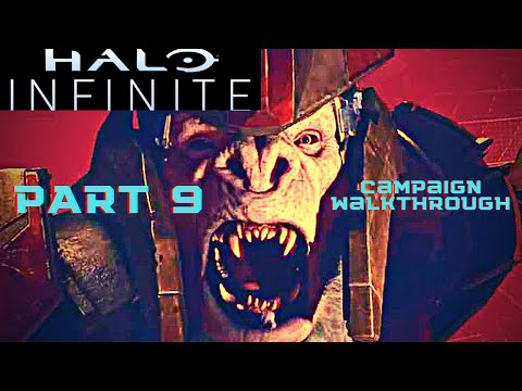HALO INFINITE Campaign Walkthrough Gameplay Part 9-BASSUS BOSS BATTLE-[4K-60 Fps](FULL GAME)