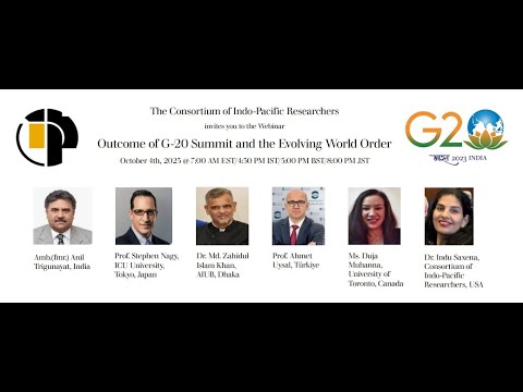 Outcome of the G-20 Summit and the Evolving World Order