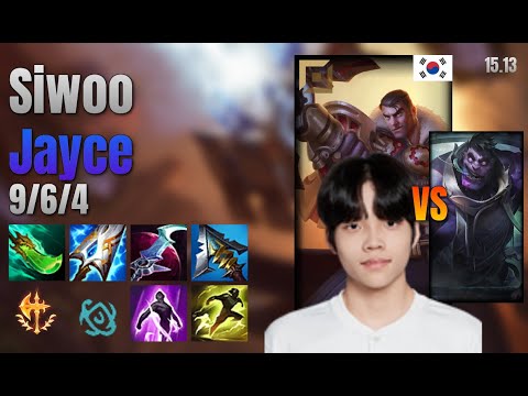 Siwoo Top Jayce vs Dr. Mundo lol KR solo rank Full Game 15.13 | 시우 제이스 vs 문도 박사