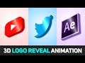 3D Logo Animation In After Effects After Effects Tutorial No Third Party Plugin Free Template