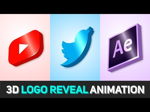3D Logo Animation in After Effects - After Effects Tutorial - No Third Party Plugin (Free Template) Video