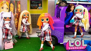 Download lagu LOL OMG Doll Family High School Morning Routine mp3