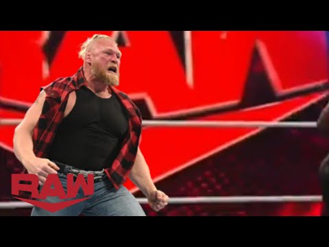 WWE RAW Highlights 4 Oct.2021 Full HD । RAW 10/4/2021 Full Show|Brock Lesnar Attacks Bobby Lashley