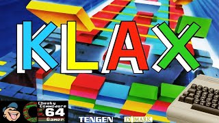 KLAX – Commodore 64 (1990) | Tile-Matching Arcade Classic