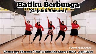 Download lagu HATIKU BERBUNGA (GEJOLAK ASMARA) - High Beginner - Choreographer: Theresia(INA) & Mimitha Kaeru(INA) mp3