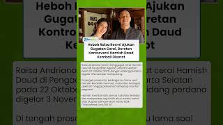Heboh Raisa Resmi Ajukan Gugatan Cerai, Deretan Kontroversi Hamish Daud Kembali Disorot