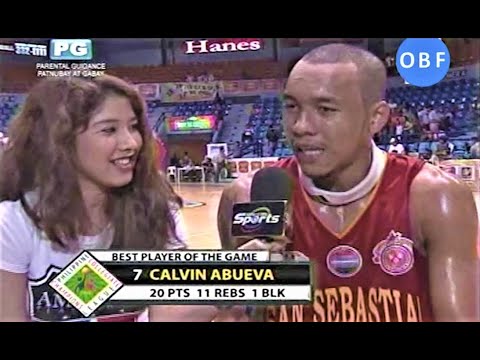 Calvin Abueva (20pts, 11 rbs) Leads SSC vs Ateneo 2011 PCCL Final Four