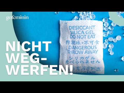 Silikat-Beutel wegwerfen oder aufheben?