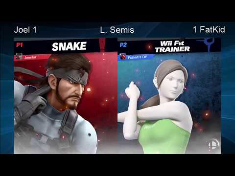 CWA Wifi Weekly 18 - Fatkid (Wii Fit Trainer) vs Joel Joestar (Snake) Losers Semifinals