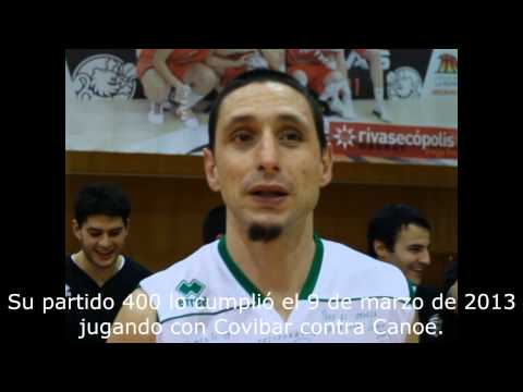 David Ajero 400 partidos en EBA