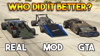 GTA 5 RAMP BUGGY VS MOD VS REAL ! (WHO DID IT BETTER?)