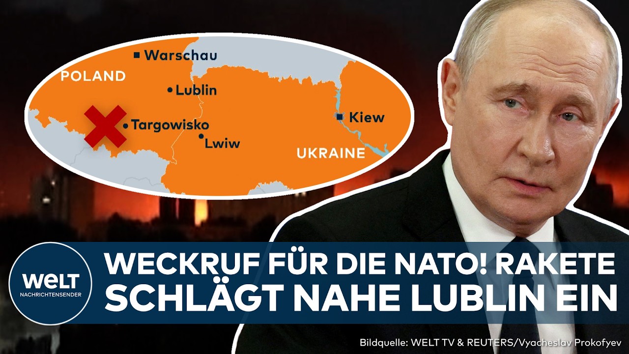 UKRAINE-KRIEG: Mutmaßliche Russen-Rakete schlägt in Polen ein – Rückt Putin jetzt an die Nato heran?