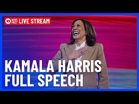 Kamala Harris Full Speech | DNC Live | Democratic National Convention Live Stream | 10 News First