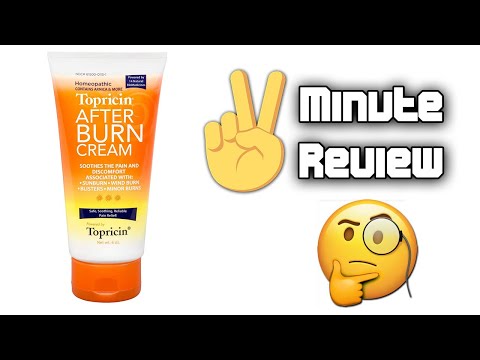 The 2 Minute Review - Topricin AfterBurn Cream