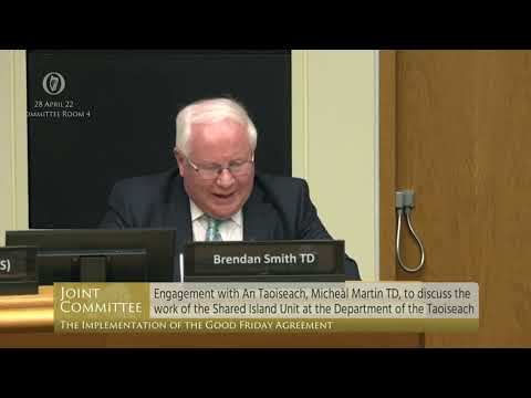 Brendan Smith Praises Shared Island Strategy and Funding Plan