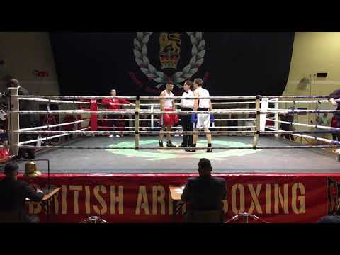 Tauqeer Dhamial 1st round TKO amateur boxing bout