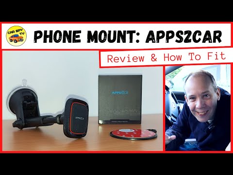 APPS2Car 13" Gooseneck Phone Mount for Car Windshield Dashboard Vent, Cell Phone Holder for Car Truck with Strong Suction Cup, Anti-Shake Stabilizer, One-Hand Operation, Fits Most Smartphones video review thumbnail