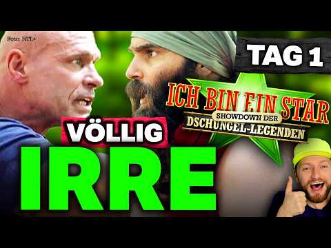 IRRE GAGA-Show! David Ortega DREHT VÖLLIG durch! Legenden-DSCHUNGELCAMP 2024 Tag 1