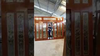ประตูไม้สักนิรภัย ประตูไม้สักบานเลื่อน ประตูไม้สักนิรภัย ประตูไม้สักบานเลื่อน