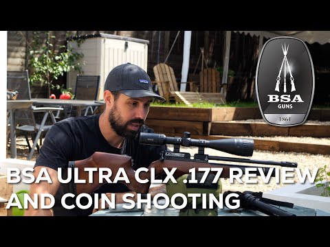 BSA CLX ULTRA  .177 review and Coin shooting can I hit it?