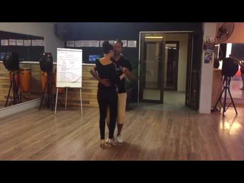 Kizomba class demo: Swivels and pivots