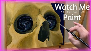 Time-lapse / Acrylic Painting / "Windows to the Soul"