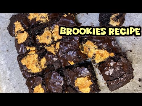 Brookies Recipe | Easy Brownie Cookies recipe 