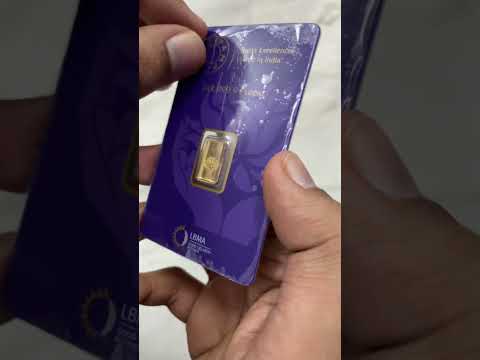 MMTC GOLD | 1 gram gold mmtc | 999.9 gold | pure gold #youtubeshorts #shorts
