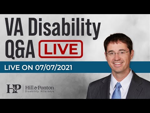 [7/7/2021] LIVE - VA Disability Questions Answered!