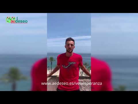 Javi Barranco, 335 de la ATP, es apoya «Bola de partido por #vEoEsperanza»