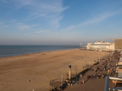 A Relaxing Day in Ostend, Belgium - Postcard