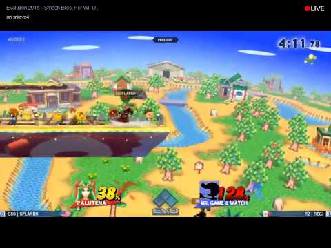 EVO 2015 – Super Smash Bros WIIU   REGI vs ROTT