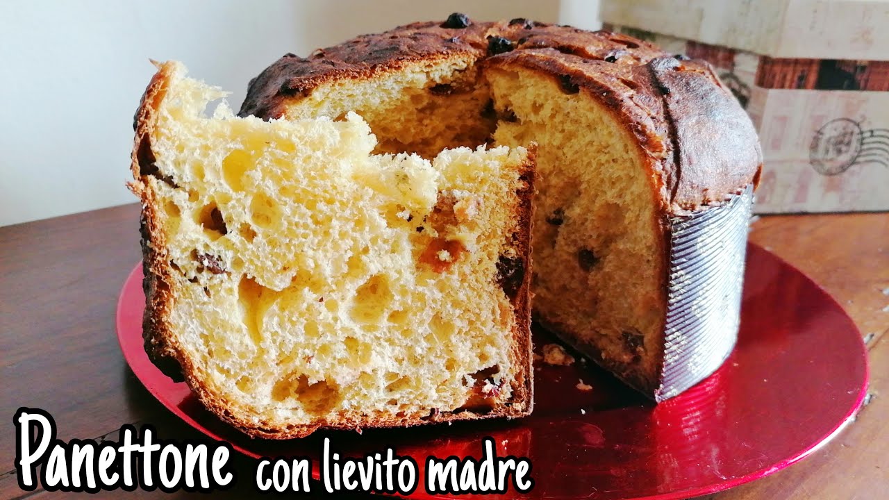 Panettone con lievito madre semplificato con impasto unico!