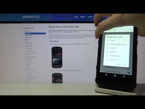 Alarm Tones on DOOGEE S60 – Available Sounds of Alarms