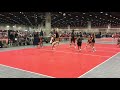 Avery Jolley - #6 OH- Class of 2022 - Attack Highlights from AAU Nationals, playing 18 Open, team finished 5th