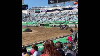 Monster Jam freestyle over boerd Jacksonville Florida March 7 2021